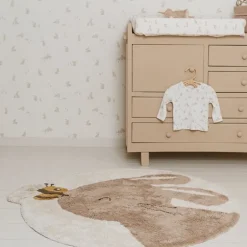 Little Dutch Vloerkleden|Decoratie^Vloerkleed konijn - Beige