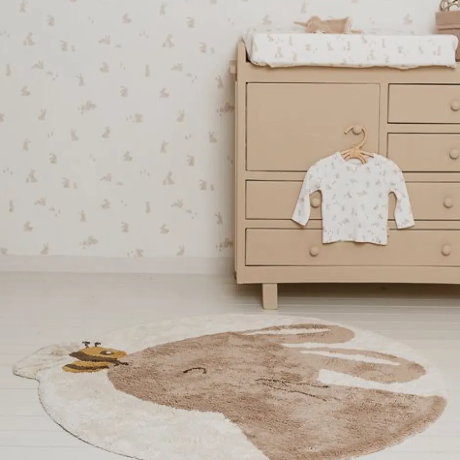 Little Dutch Vloerkleden|Decoratie^Vloerkleed konijn - Beige