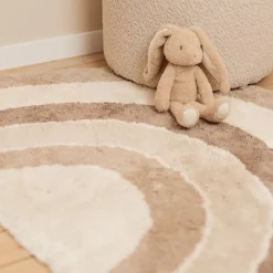 Little Dutch Vloerkleden|Decoratie^Vloerkleed regenboog - Beige - Essentials
