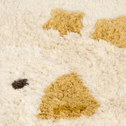 Little Dutch Vloerkleden|Decoratie^Vloerkleed rond - Wit - Newborn Naturals - Little Goose