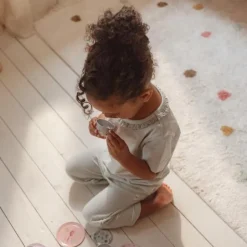 Little Dutch Vloerkleden|Decoratie^Vloerkleed stippen - Meerkleurig - Essentials