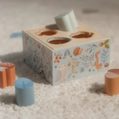 Little Dutch Educatief Speelgoed|Houten Speelgoed^Vormenstoof - Blauw - Forest Friends