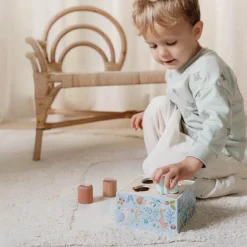 Little Dutch Educatief Speelgoed|Houten Speelgoed^Vormenstoof - Blauw - Forest Friends