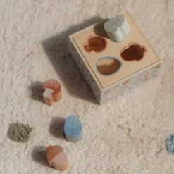 Little Dutch Educatief Speelgoed|Houten Speelgoed^Vormenstoof - Blauw - Forest Friends