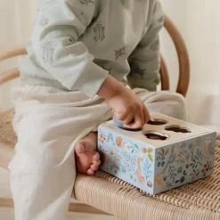 Little Dutch Educatief Speelgoed|Houten Speelgoed^Vormenstoof - Blauw - Forest Friends