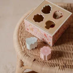 Little Dutch Educatief Speelgoed|Houten Speelgoed^Vormenstoof - Roze - Fairy Garden