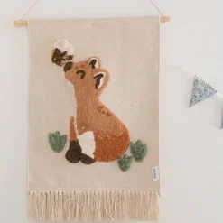 Little Dutch Decoratie^Wandkleed vos - Wit - Forest Friends