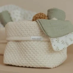 Little Dutch Washandjes & Monddoekjes^Washandjes set - Groen - Essentials - Blueberry Leaves