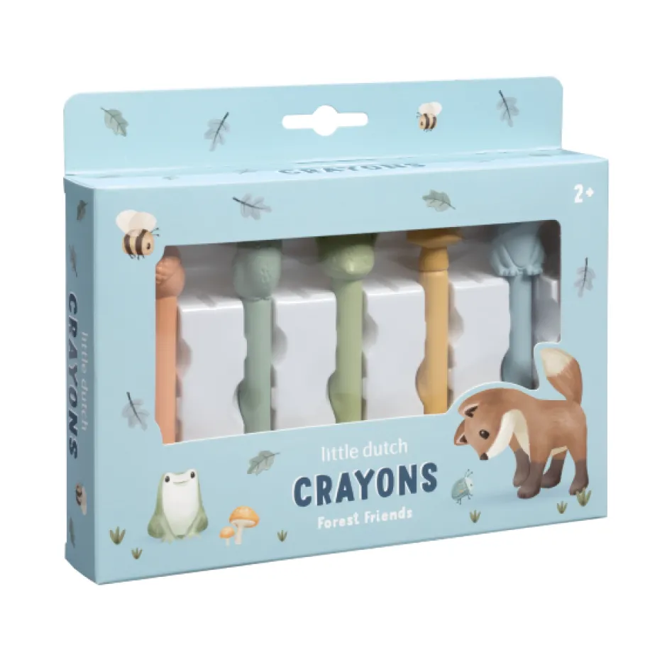 Little Dutch Creatief Speelgoed^Waskrijtjes - Forest Friends