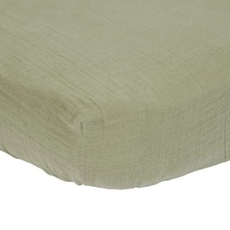 Little Dutch Hoeslakens^Wieg hoeslaken - Groen - Little Farm