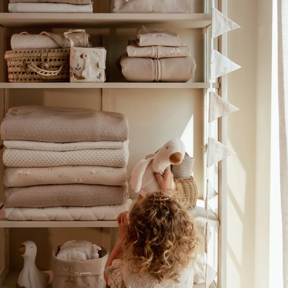 Little Dutch Wiegdekens^Wiegdeken - Beige - Essentials