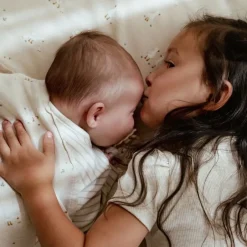 Little Dutch Wiegdekens^Wiegdeken - Beige - Little Goose - Moon & Stars