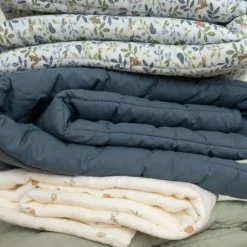 Little Dutch Wiegdekens^Wiegdeken - Blauw - Forest Friends