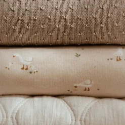 Little Dutch Wiegdekens^Wiegdeken - Fleece - Beige - Newborn Naturals - Little Goose