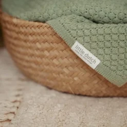 Little Dutch Wiegdekens^Wiegdeken - Groen - Essentials