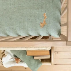 Little Dutch Wiegdekens^Wiegdeken - Groen - Forest Friends