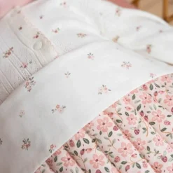 Little Dutch Wiegdekens^Wiegdeken - Roze - Fairy Garden - Fairy Floral