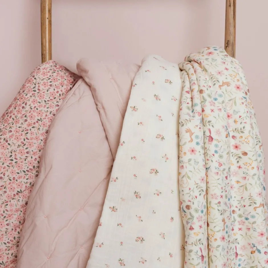 Little Dutch Wiegdekens^Wiegdeken - Wit - Fairy Garden - Fairy Blossom