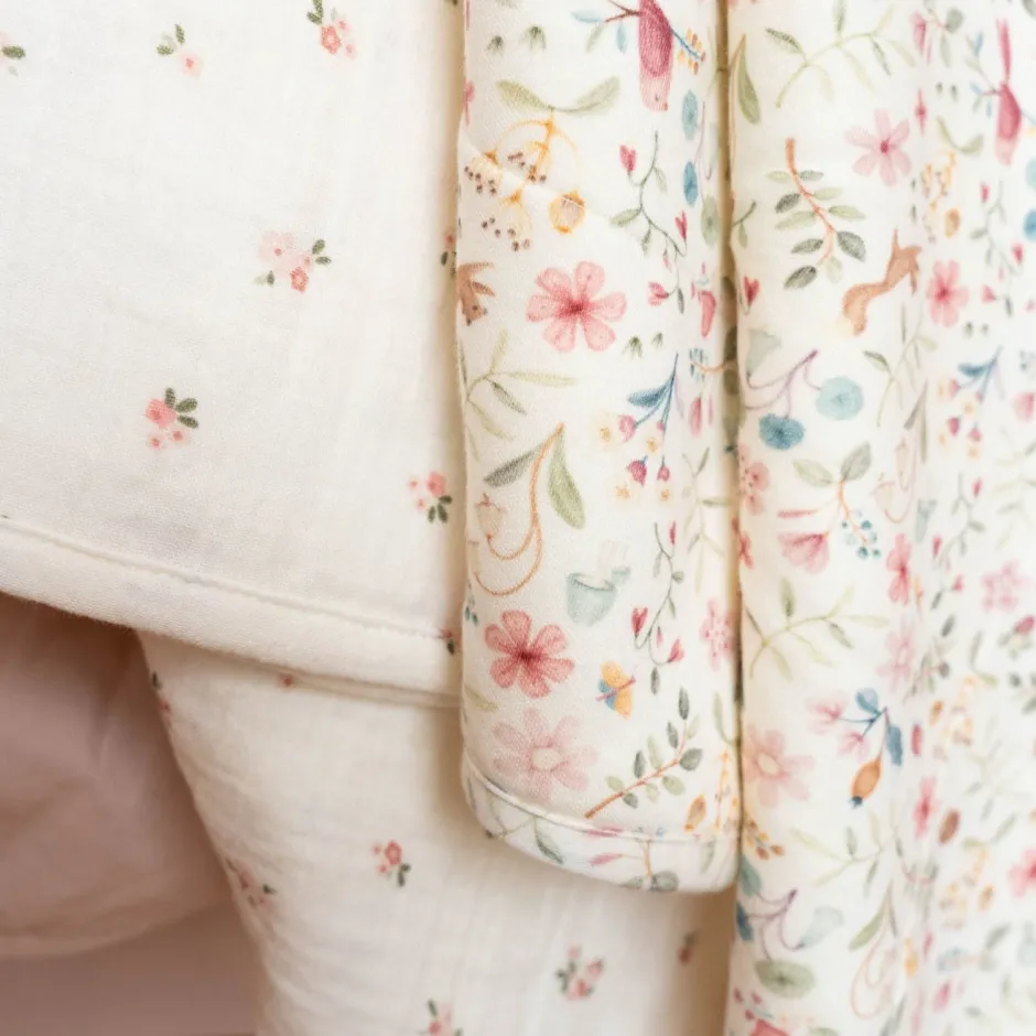 Little Dutch Wiegdekens^Wiegdeken - Wit - Fairy Garden - Fairy Blossom