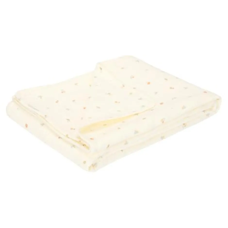 Little Dutch Wiegdekens^Wiegdeken - Wit - Forest Friends - Forest Treasures