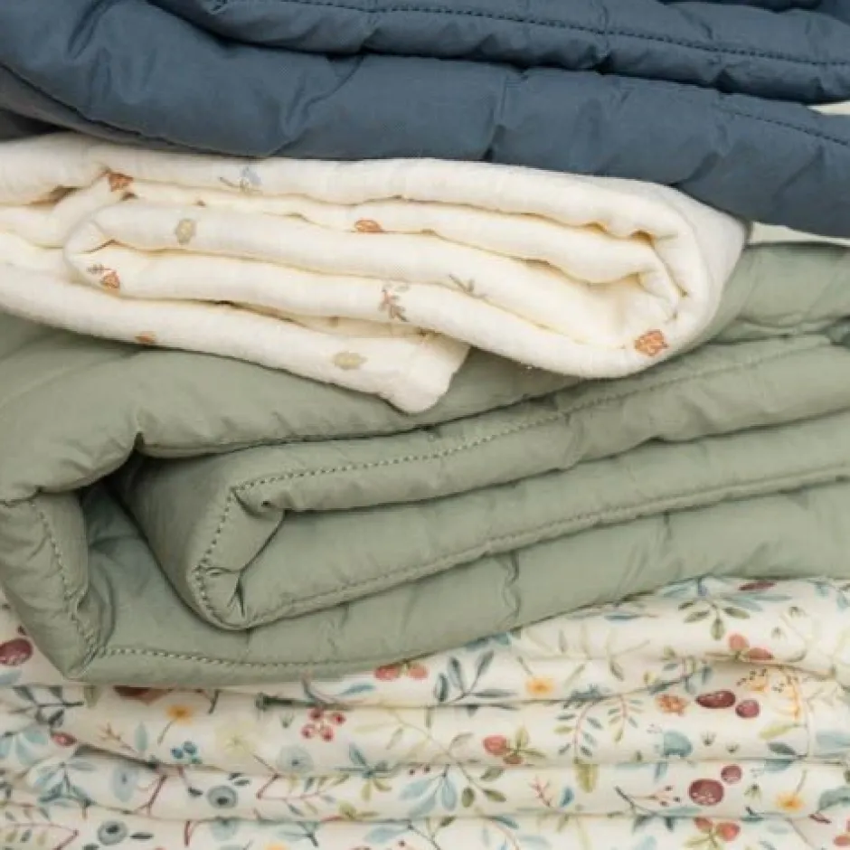 Little Dutch Wiegdekens^Wiegdeken - Wit - Forest Friends - Forest Treasures