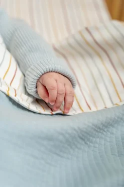 Little Dutch Wiegdekens^Wiegdeken Pure Soft Blue