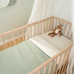 Little Dutch Lakens^Wieglaken - Wit - Forest Friends - Forest Treasures