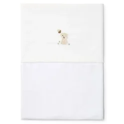 Little Dutch Lakens^Wieglaken - Wit - Newborn Naturals - Baby Bunny