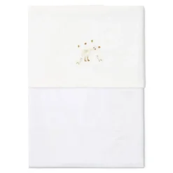 Little Dutch Lakens^Wieglaken - Wit - Newborn Naturals - Little Goose