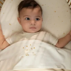 Little Dutch Lakens^Wieglaken - Wit - Newborn Naturals - Little Goose