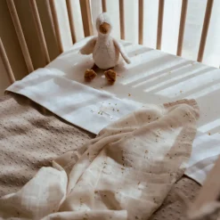 Little Dutch Lakens^Wieglaken - Wit - Newborn Naturals - Little Goose