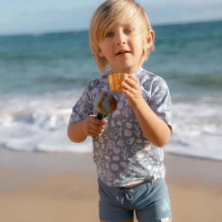 Little Dutch Zwemkleding|Jongens Kleding^Zwemshirt korte mouw - Lichtblauw - Sea Life