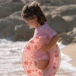 Little Dutch Zwemkleding|Meisjes Kleding^Zwemshirt korte mouw - Meerkleurig - Ocean Treasures