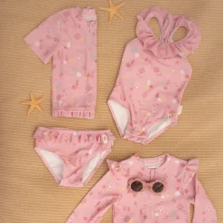 Little Dutch Zwemkleding|Meisjes Kleding^Zwemshirt korte mouw - Meerkleurig - Ocean Treasures