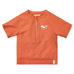 Little Dutch Zwemkleding|Jongens Kleding^Zwemshirt korte mouw - Rood - Sea Life