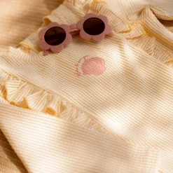 Little Dutch Zwemkleding|Meisjes Kleding^Zwemshirt lange mouw - Geel - Ocean Treasures