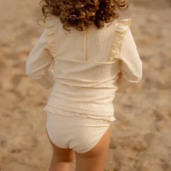 Little Dutch Zwemkleding|Meisjes Kleding^Zwemshirt lange mouw - Geel - Ocean Treasures