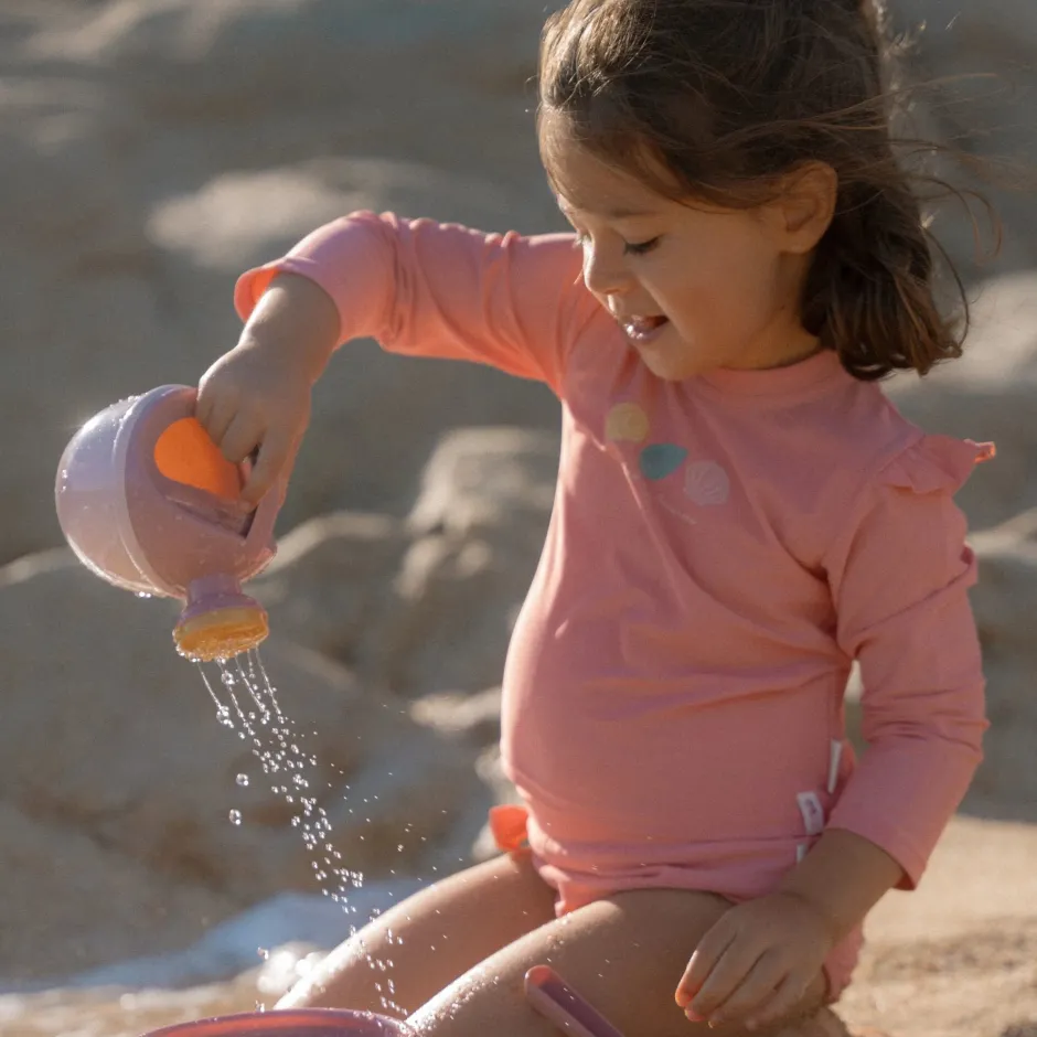 Little Dutch Zwemkleding|Meisjes Kleding^Zwemshirt lange mouw - Roze - Ocean Treasures